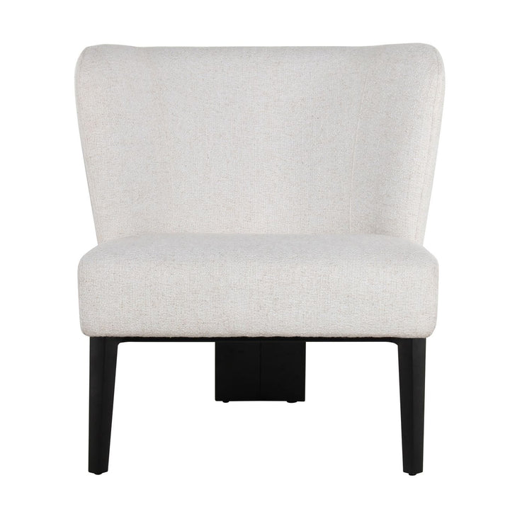 Divani Casa Ladean Modern White Accent Chair - MONAVILLA