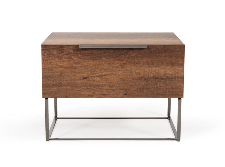 Nova Domus Lorenzo Italian Modern Light Oak Nightstand - MONAVILLA