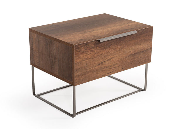 Nova Domus Lorenzo Italian Modern Light Oak Nightstand - MONAVILLA