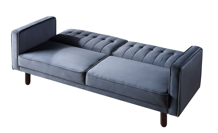 ACME Qinven Dark Gray Velvet Futon Model LV00085 - MONAVILLA