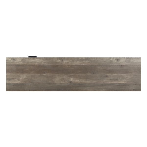 ACME Nantan Rustic Oak & Black Finish TV Stand Model LV00405 - MONAVILLA