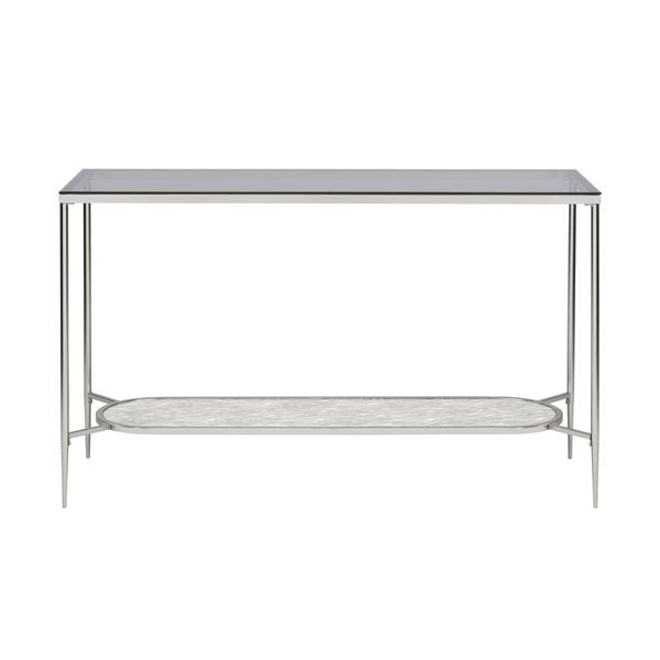 ACME Adelrik Glass & Chrome Finish Accent Table Model LV00576 - MONAVILLA