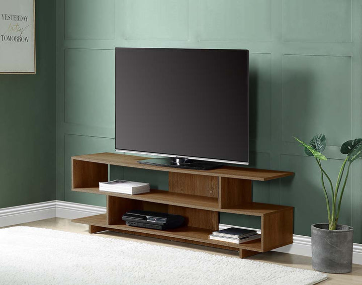 ACME Abhay Walnut Finish TV Stand Model LV00793 - MONAVILLA