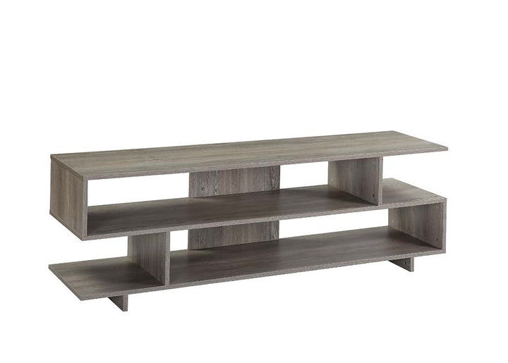 ACME Abhay Grey Oak Finish TV Stand Model LV00794 - MONAVILLA