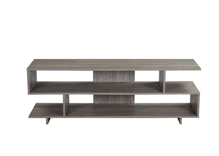 ACME Abhay Grey Oak Finish TV Stand Model LV00794 - MONAVILLA