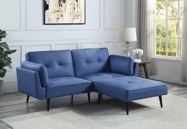 ACME Nafisa Blue Fabric Sofa Model LV00823 - MONAVILLA