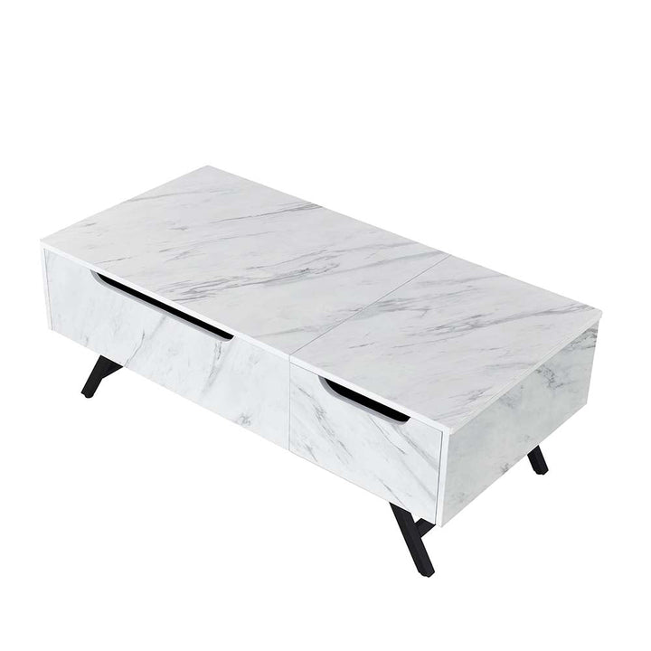 ACME Throm White Finish Coffee Table Model LV00830 - MONAVILLA