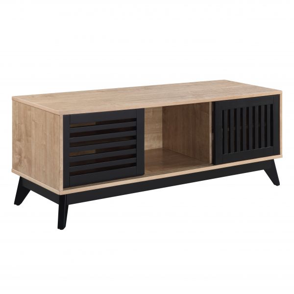 ACME Gamaliel Oak & Espresso Finish TV Stand Model LV00858 - MONAVILLA