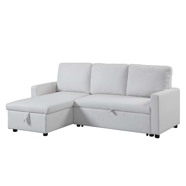 ACME Hiltons Beige Fabric Sectional Sofa Model LV00971 - MONAVILLA