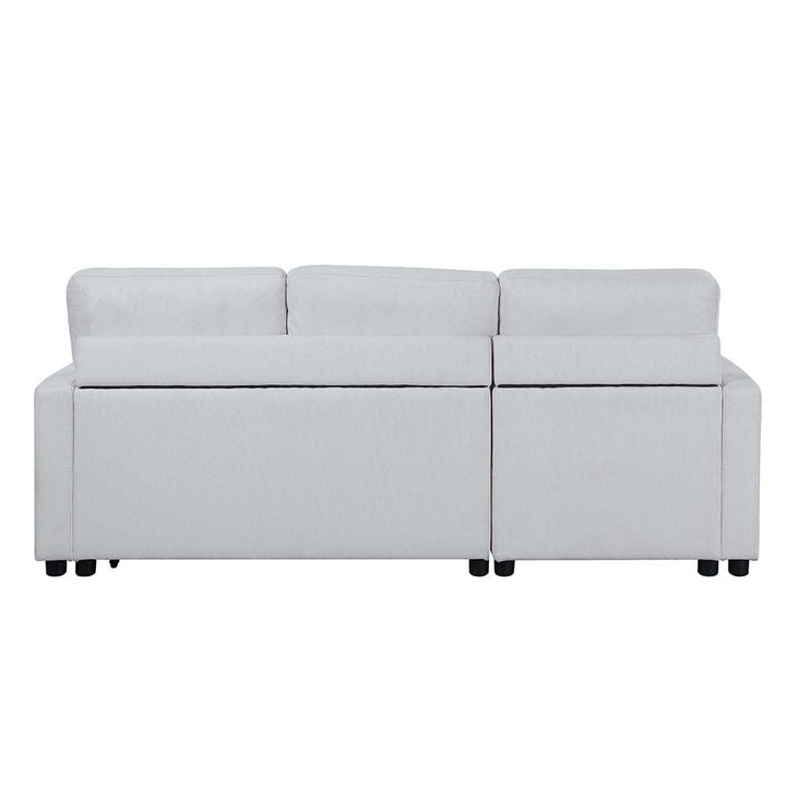 ACME Hiltons Beige Fabric Sectional Sofa Model LV00971 - MONAVILLA