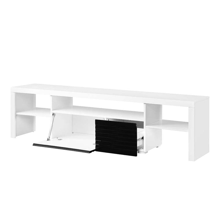 ACME Buck II White & Black High Gloss Finish TV Stand Model LV00998 - MONAVILLA