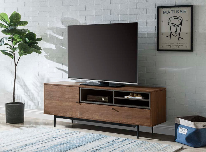 ACME Hattie Rustic Walnut Finish TV Stand Model LV01073 - MONAVILLA