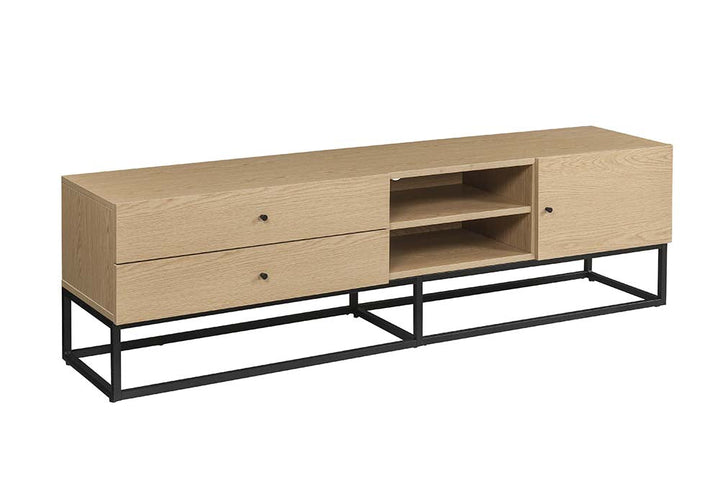 ACME Isha Oak Finish TV Stand Model LV01075 - MONAVILLA