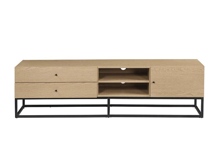 ACME Isha Oak Finish TV Stand Model LV01075 - MONAVILLA