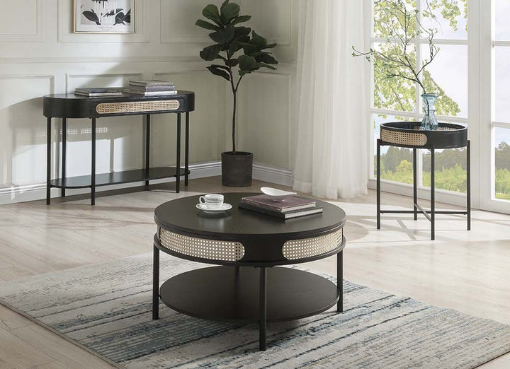 ACME Colson Black Finish Coffee Table Model LV01076 - MONAVILLA