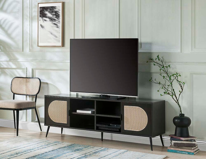 ACME Colson Black Finish TV Stand Model LV01080 - MONAVILLA