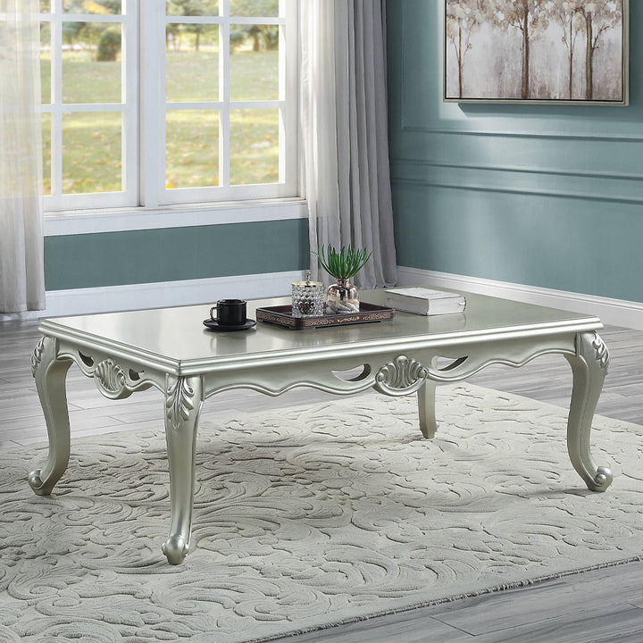 ACME Qunsia Champagne Finish Coffee Table Model LV01120 - MONAVILLA