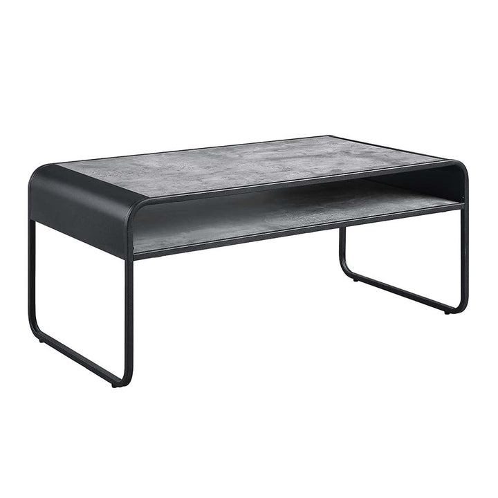 ACME Raziela Concrete Gray & Black Finish Coffee Table Model LV01145 - MONAVILLA