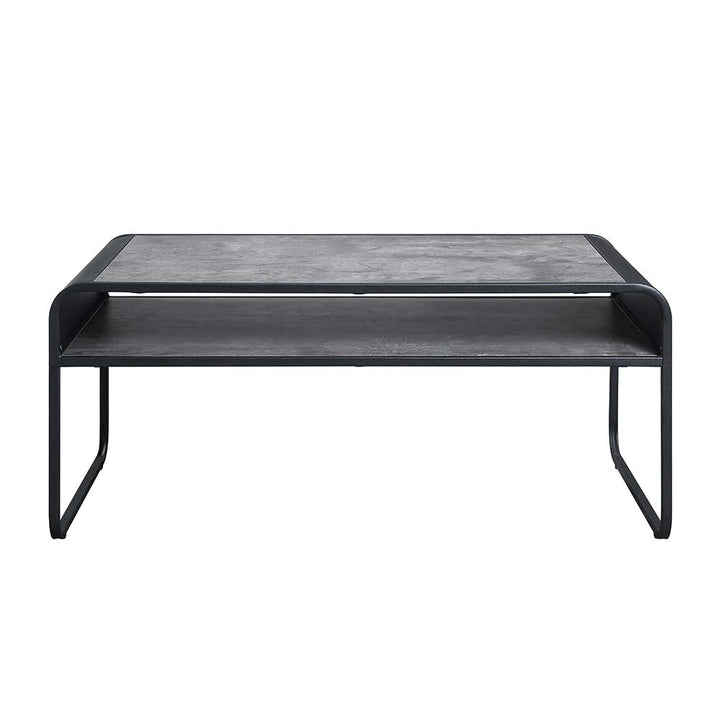 ACME Raziela Concrete Gray & Black Finish Coffee Table Model LV01145 - MONAVILLA