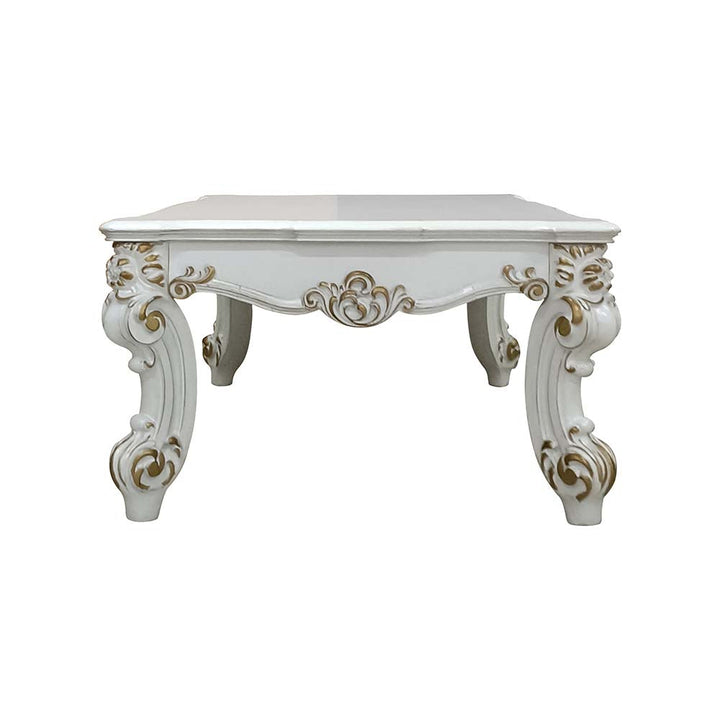 ACME Vendome II Antique Pearl Finish Coffee Table Model LV01332 - MONAVILLA