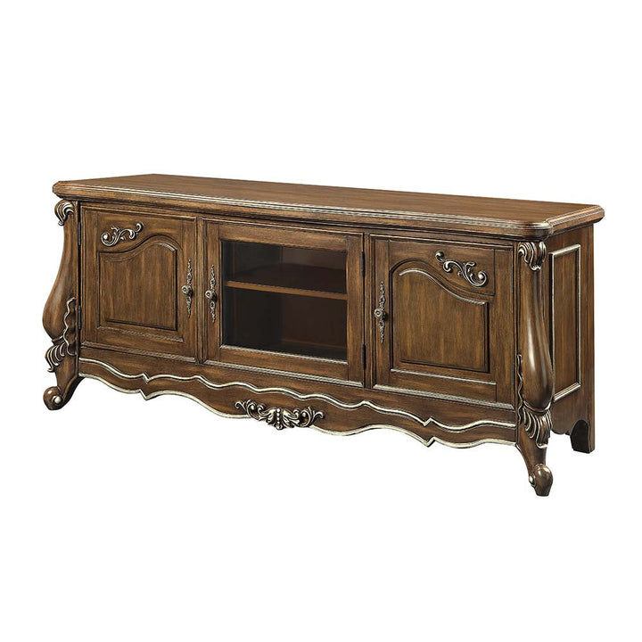 ACME Latisha Antique Oak Finish TV Stand Model LV01413 - MONAVILLA