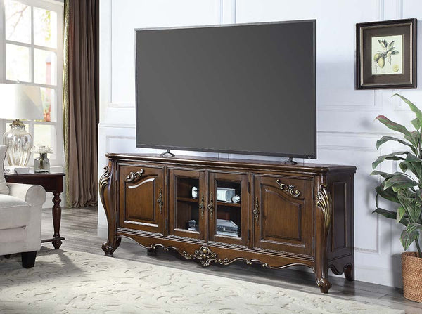 ACME Devayne Dark Walnut Finish TV Stand Model LV01414 - MONAVILLA