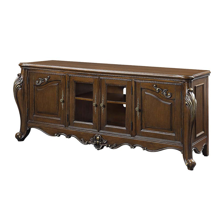 ACME Devayne Dark Walnut Finish TV Stand Model LV01414 - MONAVILLA