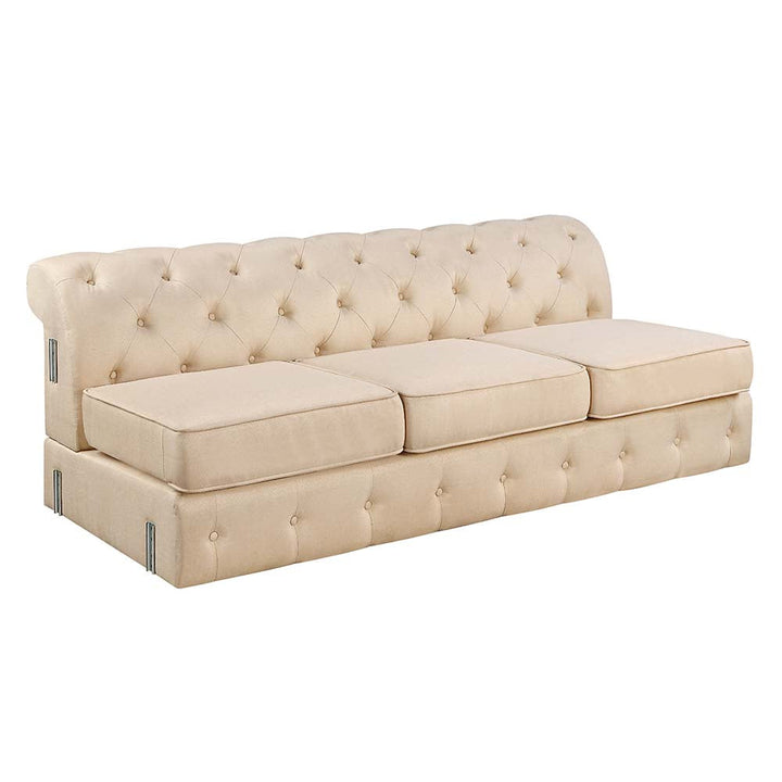 ACME Jaqueline Beige Linen Jaqueline Sectional Sofa Model LV01460 - MONAVILLA