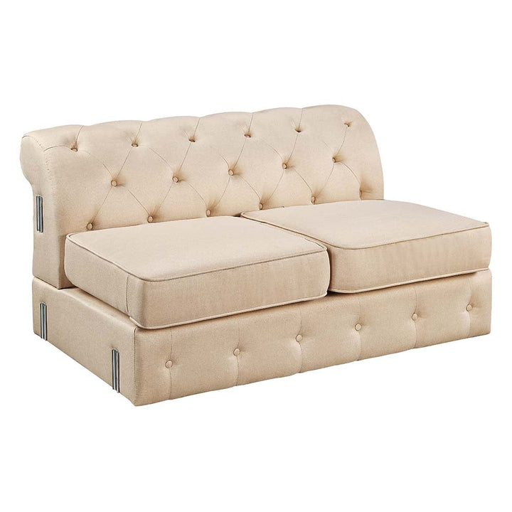 ACME Jaqueline Beige Linen Jaqueline Sectional Sofa Model LV01460 - MONAVILLA