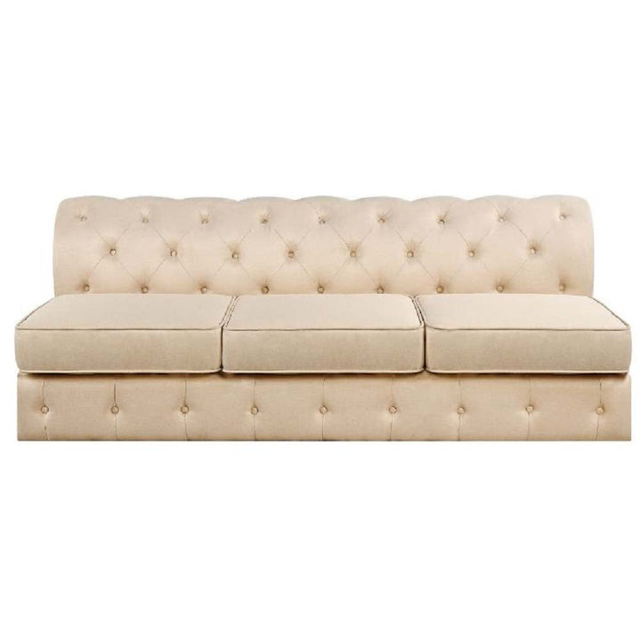 ACME Jaqueline Beige Linen Jaqueline Sectional Sofa Model LV01460 - MONAVILLA