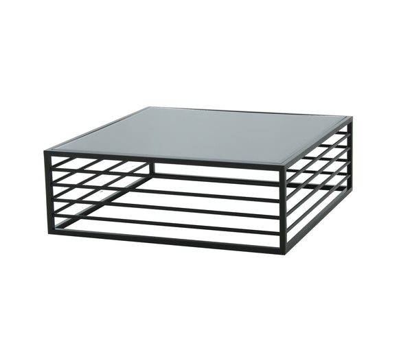 Modrest Malvo Modern Black & Glass Coffee Table - MONAVILLA