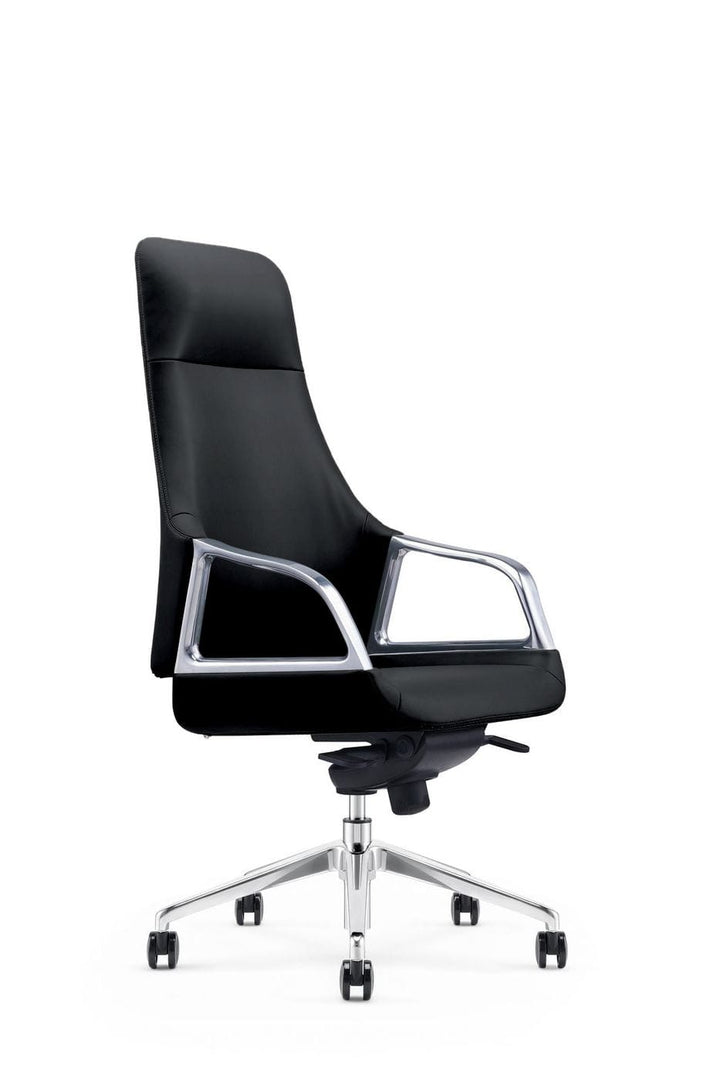 Modrest Merlo Modern Black High Back Executive Office Chair - MONAVILLA