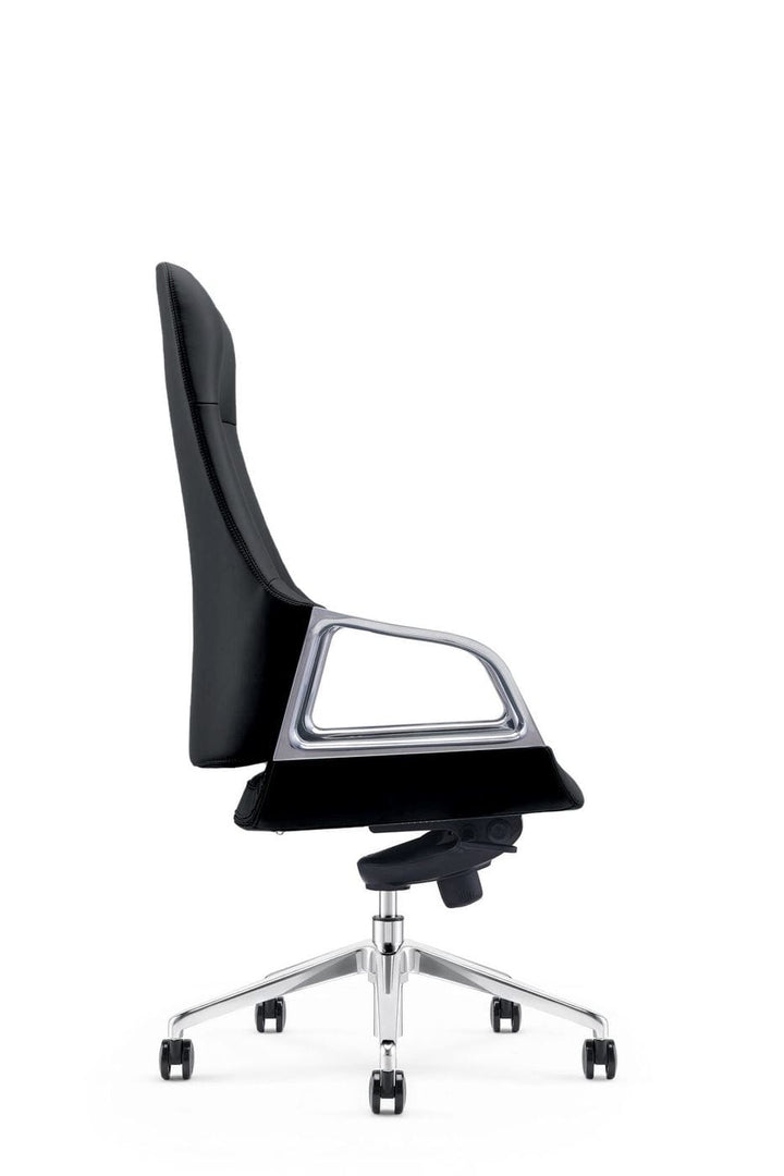 Modrest Merlo Modern Black High Back Executive Office Chair - MONAVILLA