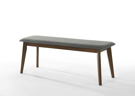 Modrest Castillo Modern Walnut Dining Bench - MONAVILLA