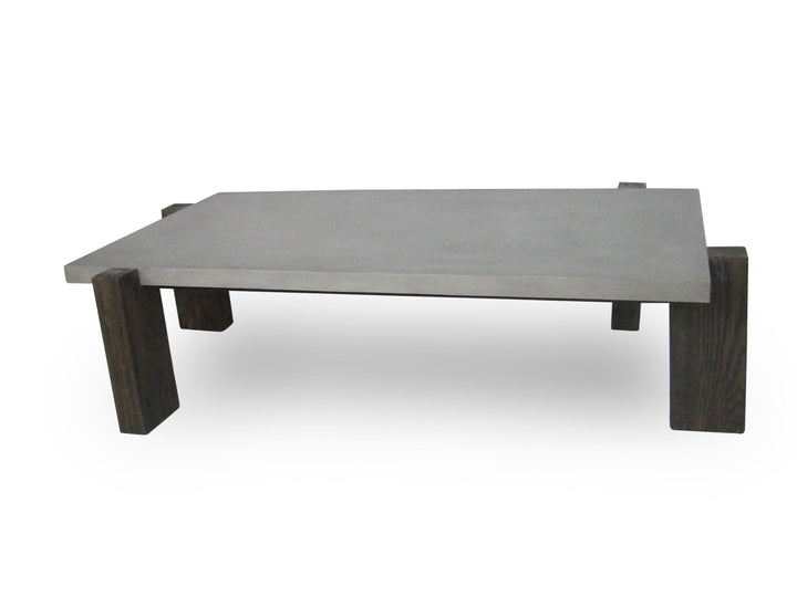 Modrest Milton Dark Grey & Walnut Coffee Table - MONAVILLA