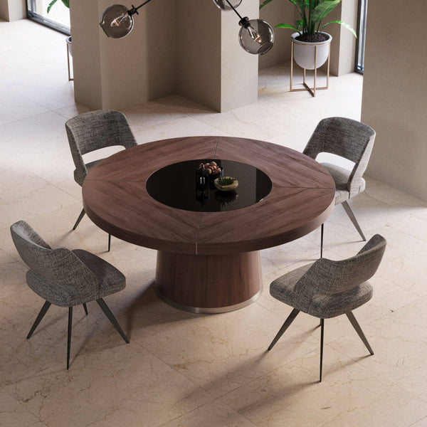 Modrest Houston Round Modern Dining Table - MONAVILLA