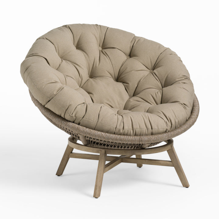 Renava Moon Outdoor Beige Lounge Chair - MONAVILLA