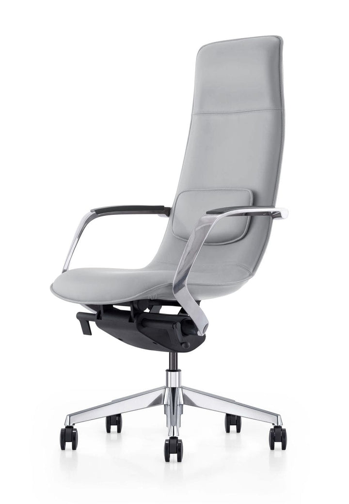 Modrest Nadella Modern Black High Back Executive Office Chair - MONAVILLA