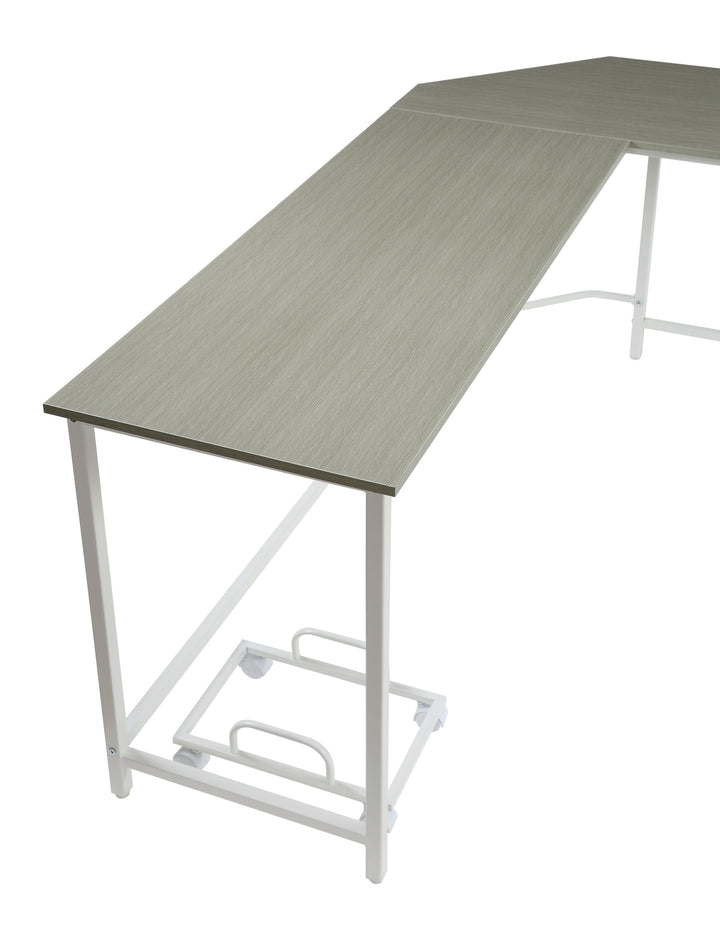 ACME Dazenus Gray & White Finish Desk Model OF00043 - MONAVILLA