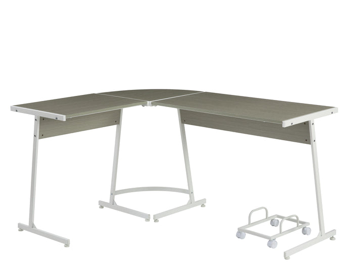 ACME Dazenus Gray & White Finish Desk Model OF00045 - MONAVILLA