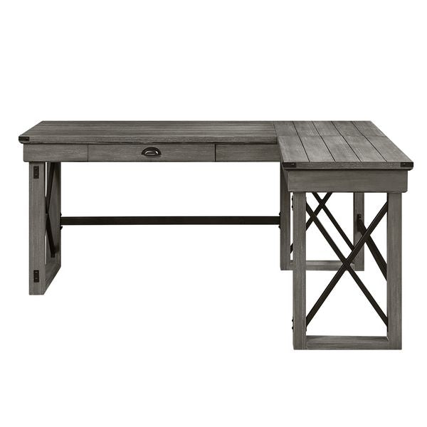 ACME Talmar Weathered Gray Finish Writing Desk Model OF00054 - MONAVILLA