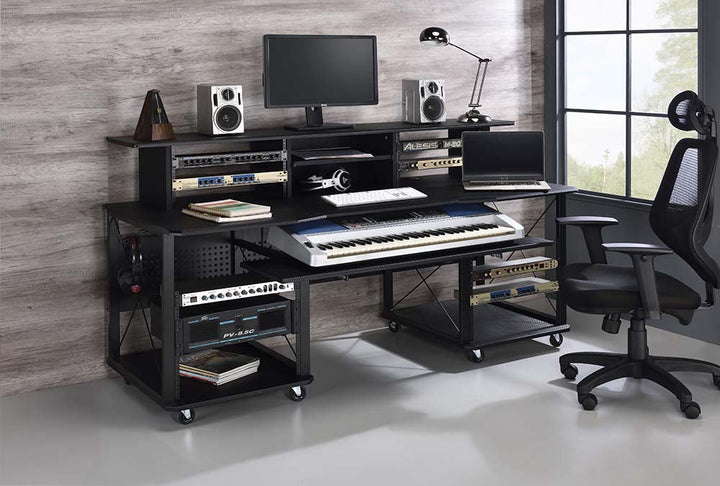 ACME Megara Black Finish Music Desk Model OF00987 - MONAVILLA