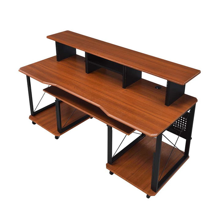 ACME Megara Cherry & Black Finish Music Desk Model OF00988 - MONAVILLA