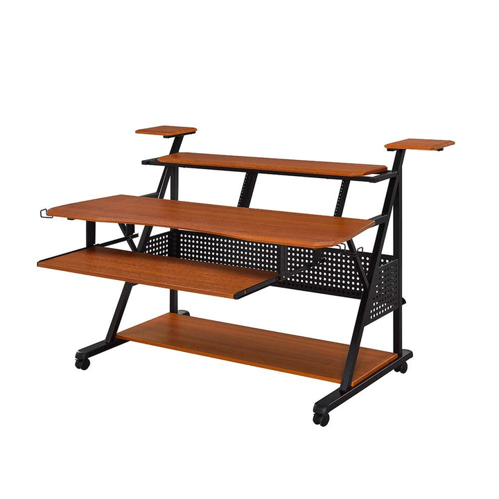 ACME Willow Cherry & Black Finish Music Desk Model OF00990 - MONAVILLA