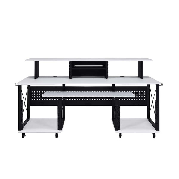 ACME Megara White & Black Finish Music Desk Model OF00995 - MONAVILLA