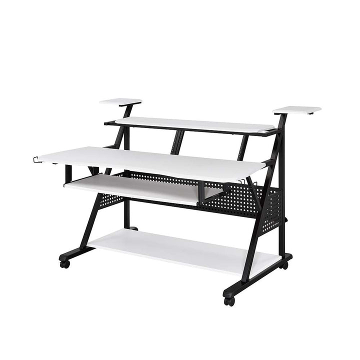 ACME Willow White & Black Finish Music Desk Model OF00996 - MONAVILLA