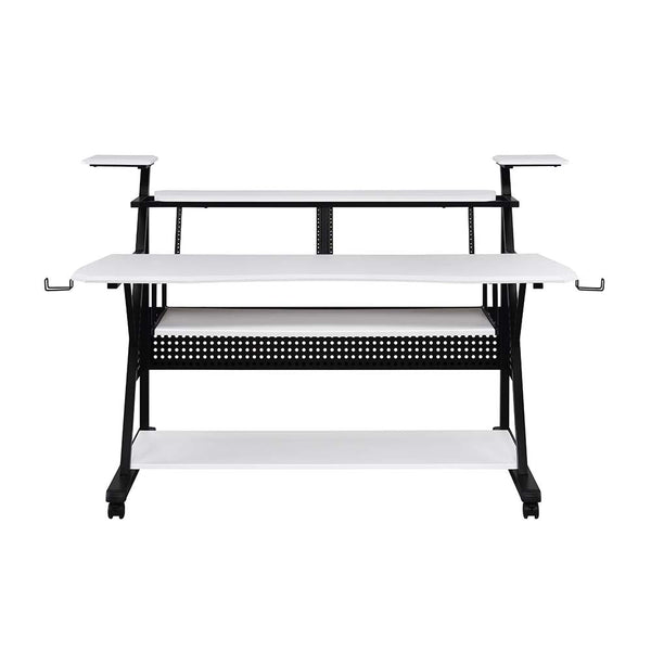 ACME Willow White & Black Finish Music Desk Model OF00996 - MONAVILLA