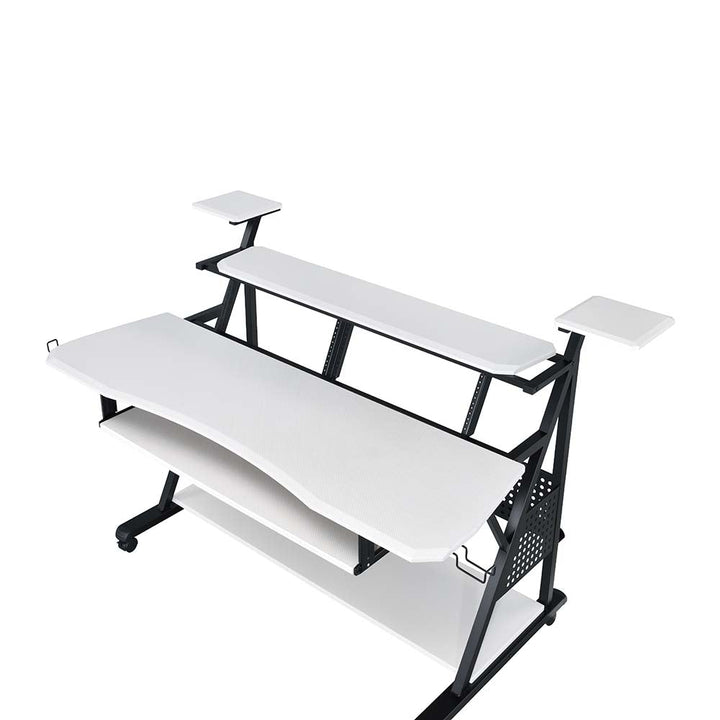 ACME Willow White & Black Finish Music Desk Model OF00996 - MONAVILLA