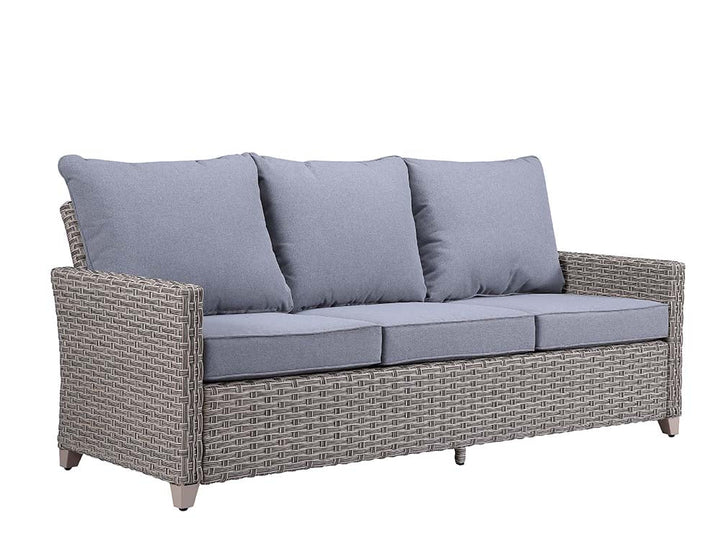 ACME Greeley Gray Fabric & Gray Finish Patio Set Model OT01090 - MONAVILLA