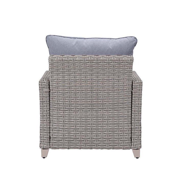 ACME Greeley Gray Fabric & Gray Finish Patio Set Model OT01090 - MONAVILLA